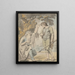 Ein Barde und ein Hirte - Samuel Woodforde — gerahmtes Bild an der Wand