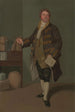 John Quick in der Rolle des Tony Allspice - Samuel de Wilde — gerahmtes Bild an der Wand
