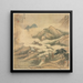 Sanctuaire de Guiyun - Song Xu — gerahmtes Bild an der Wand