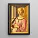 Portrait de Smeralda Bandinelli - Sandro Botticelli — gerahmtes Bild an der Wand