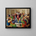 Die Herabkunft des Heiligen Geistes - Sandro Botticelli — gerahmtes Bild an der Wand