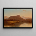 Eine Haus im Wüstenland - Sanford Robinson Gifford — gerahmtes Bild an der Wand