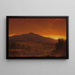Dämmerung - Sanford Robinson Gifford — gerahmtes Bild an der Wand