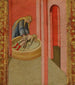 Der Wunder von Sankt Bernardin von Siena und die Wiedergeburt des Kindes Amico - Sano di Pietro — Ansicht des Kunstwerks