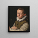 Portrait eines jungen Jungen - Santi di Tito — gerahmtes Bild an der Wand