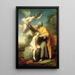 Der Opferung Isaaks - Santiago Rebull — gerahmtes Bild an der Wand