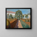 Der Garten der Tänzerin Granada - Santiago Rusiñol — gerahmtes Bild an der Wand