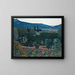 Die Vallée de Soller - Santiago Rusiñol — gerahmtes Bild an der Wand
