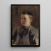 Portrait eines Jungen - Santiago Rusiñol — gerahmtes Bild an der Wand