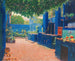 La cour bleue d'Arenys - Santiago Rusiñol — Ansicht des Kunstwerks