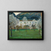 Weiße Farm in Bunyola, Mallorca - Santiago Rusiñol — gerahmtes Bild an der Wand