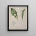 Marguerite des montagnes Celmisia - Sarah Featon — gerahmtes Bild an der Wand