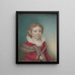 Edward Blake Parkman - Sarah Goodridge — gerahmtes Bild an der Wand