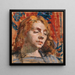 Portrait von Kathleen Behan - Sarah Henrietta Purser — gerahmtes Bild an der Wand
