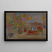 Stillleben mit Brot - Sasza Blonder — gerahmtes Bild an der Wand