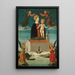 La Übersetzung des Heiligen Hauses von Loreto - Saturnino Gatti — gerahmtes Bild an der Wand