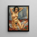 Frau nackt - Sava Šumanović — gerahmtes Bild an der Wand