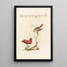 Ornithologia methodice digesta Pl305 - Saverio Manetti — gerahmtes Bild an der Wand