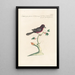 Ornithologia methodice digesta Pl316 - Saverio Manetti — gerahmtes Bild an der Wand