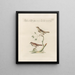 L'ornithologie a méthodiquement digéré Pl376 - Saverio Manetti — gerahmtes Bild an der Wand