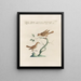 L'ornithologie a méthodiquement digéré Pl381 - Saverio Manetti — gerahmtes Bild an der Wand