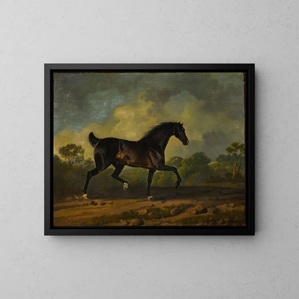 Pferd im Trab - Sawrey Gilpin — gerahmtes Bild an der Wand