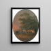 Juments und Fohlen - Sawrey Gilpin — gerahmtes Bild an der Wand