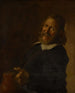 Der Lachende - Schule von Frans Hals — Ansicht des Kunstwerks