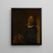 Der Lachende - Schule von Frans Hals — gerahmtes Bild an der Wand