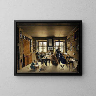 Ein Familienkonzert in Basel - Sebastian Gutzwiller — gerahmtes Bild an der Wand