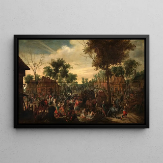 Sebastian Vrancx - Plundering of a Hamlet.webp