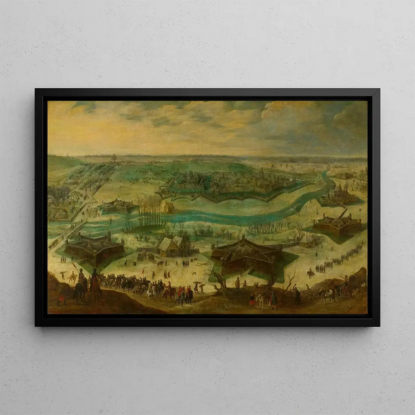 Das Sitz von Jülich - Sebastian Vrancx — gerahmtes Bild an der Wand