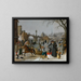 Plaisirs d'hiver - Sebastian Vrancx — gerahmtes Bild an der Wand