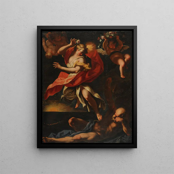 Aurora und Thyton - Sebastiano Ricci — gerahmtes Bild an der Wand