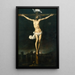 Christus am Kreuz - Sebastián López de Arteaga — gerahmtes Bild an der Wand