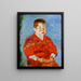 Junge - Sekine Shōji — gerahmtes Bild an der Wand