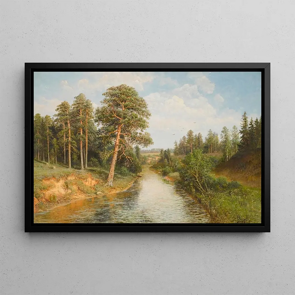 Semyon Fedorovich Fedorov - Summer Woodland Scene.webp