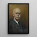 Selbstporträt - Serafin Maurer — gerahmtes Bild an der Wand