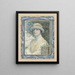Portrait von Mme C. Vorakhnovska im Ostankino-Palast - Sergey Chekhonin — gerahmtes Bild an der Wand