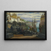 Das Ufer in Novgorod Dekor für Sadko - Sergey Yurievich Sudeikin — gerahmtes Bild an der Wand