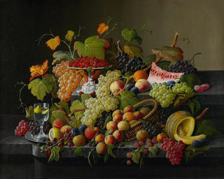 Früchte im Überfluss - Severin Roesen — Ansicht des Kunstwerks