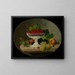 Naturmorte mit Erdbeeren in einer Schale - Severin Roesen — gerahmtes Bild an der Wand