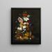 Bouquet victorien - Severin Roesen — gerahmtes Bild an der Wand