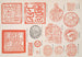Vielfalt der Briefmarken 2 - Shigeo Inoue — Ansicht des Kunstwerks