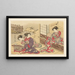 Meisterwerke der Ukiyo-e-Schule Pl05 - Shinichi Tajima — gerahmtes Bild an der Wand