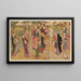 Meisterwerke der Ukiyo-e-Schule Pl13 - Shinichi Tajima — gerahmtes Bild an der Wand