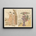 Meisterwerke der Ukiyo-e-Schule Pl24 - Shinichi Tajima — gerahmtes Bild an der Wand