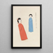 Unai no tomo Pl 217 - Shimizu Seifu — gerahmtes Bild an der Wand