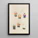 Unai no tomo Pl 228 - Shimizu Seifu — gerahmtes Bild an der Wand
