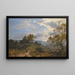 Ein Blick auf das Meer Fairlight Glen - Sidney Richard Percy — gerahmtes Bild an der Wand